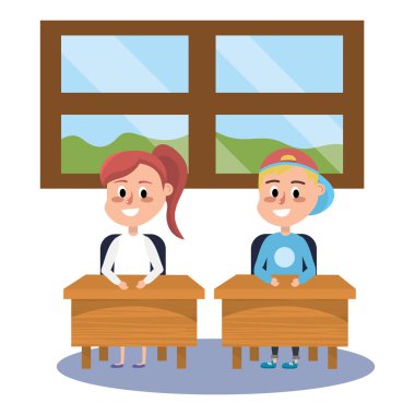 İlköğretim Okulu çizgi film