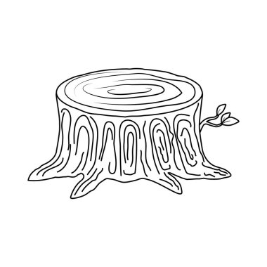 ağaç gövde kesme simgesi