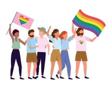 homoseksüel gururlu karikatür