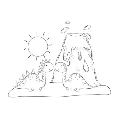 volkan ile sevimli apatosaurus çift