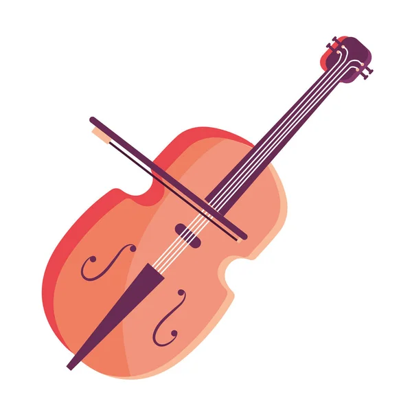 Hudební nástroje kreslený — Stockový vektor