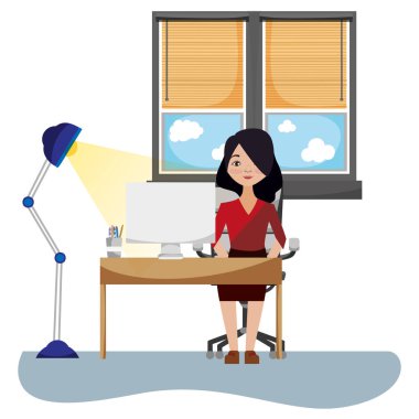 İşkadını office karikatür