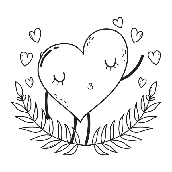 kalp aşk kawaii karakter