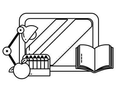 çalışma öğesi çizgi film