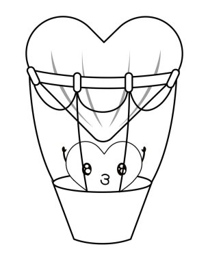 aşk kalp karikatür
