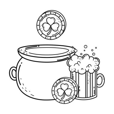 kavanoz bira ve hazine kazan Aziz Patrick gün