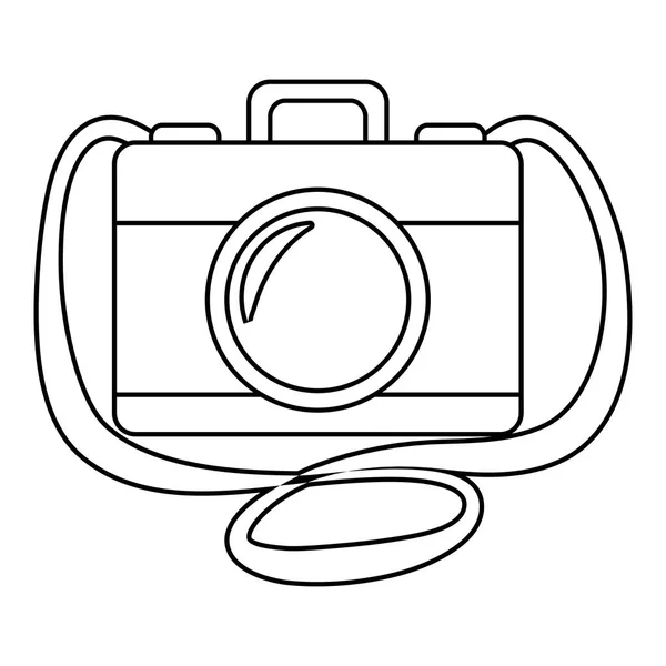 Vintage camera catoon — Stock Vector