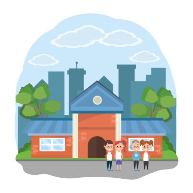 İlköğretim Okulu çizgi film