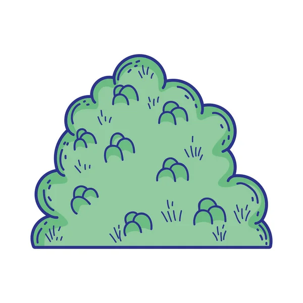 Arbusto jardim natureza ícone —  Vetores de Stock