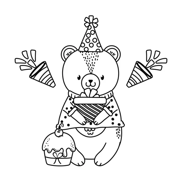 Mignon petit animal dessin animé — Image vectorielle