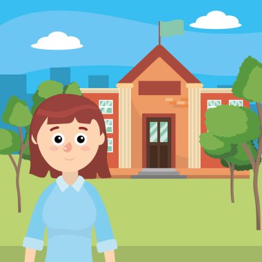 İlköğretim Okulu çizgi film