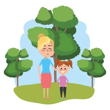 Tatlı kız çizgi filmi.