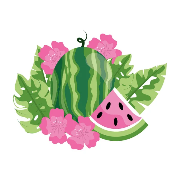 Delicious fruit cartoon — Stock Vector