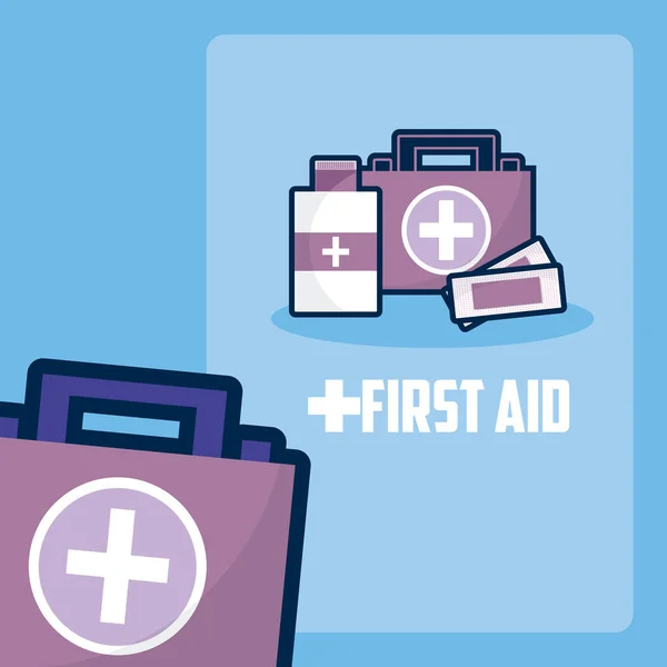 Medical first aid — Stock Vector