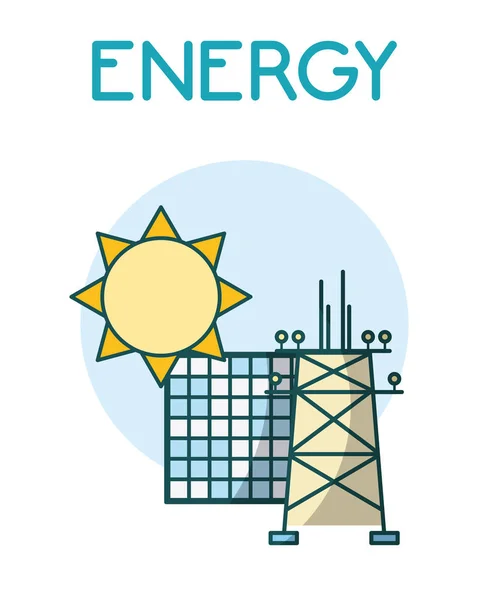 能源电力概念 — 图库矢量图片