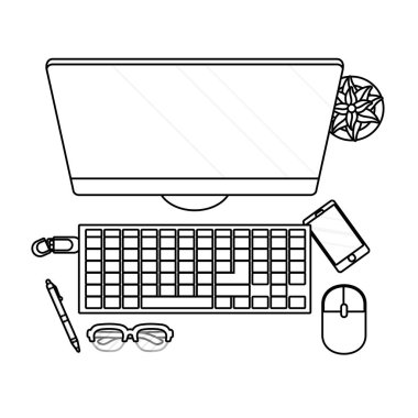 teknoloji aygıt çizgi film