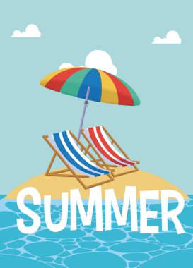 Yaz ve tatil çizgi film