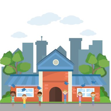 İlköğretim Okulu çizgi film