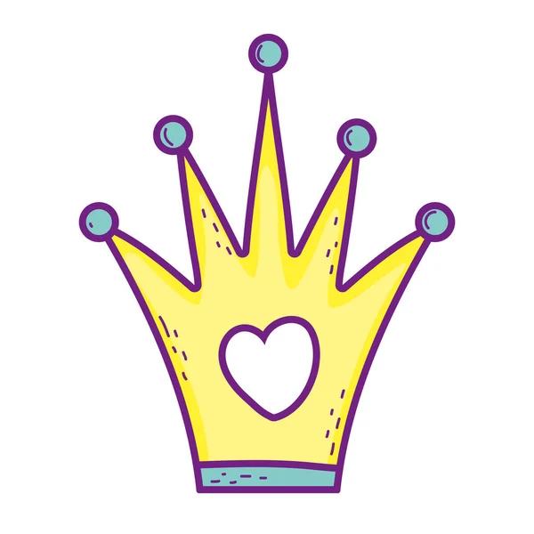 Королева короны карнавальный аксессуар — стоковый вектор