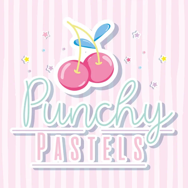 Punchy pastel trendy concept — Stock Vector