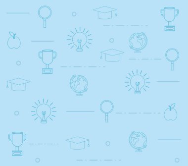 çalışma öğeleri çizgi film