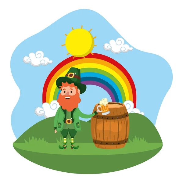 Saint patricks day cartoon — Stock Vector