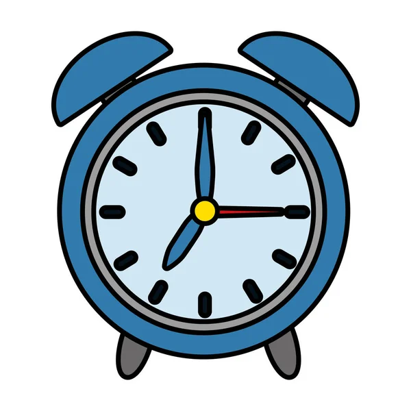Time clock cartoon — Stock Vector
