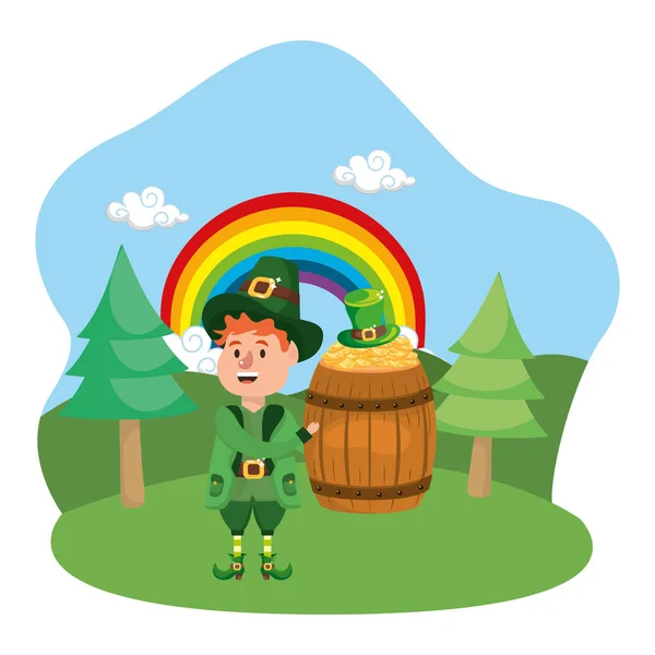 Saint patricks day cartoon — Stock Vector