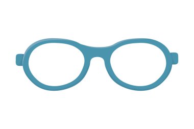 Gözlük objektif karikatür