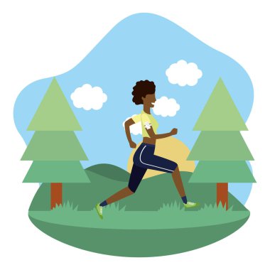 fitness egzersiz karikatür