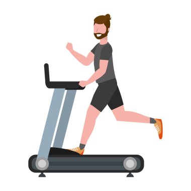 fitness egzersiz karikatür