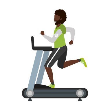 fitness egzersiz karikatür