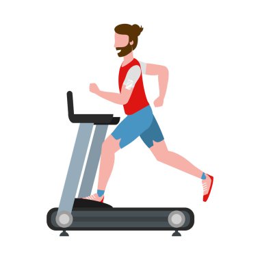 fitness egzersiz karikatür