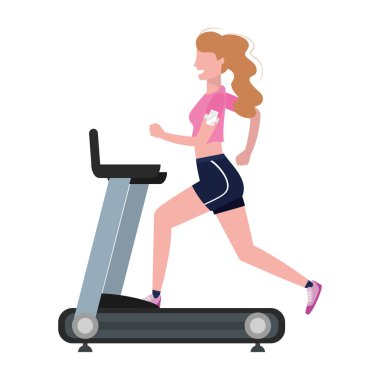 fitness egzersiz karikatür