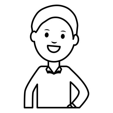 genç adam avatar karakter