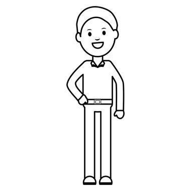 genç adam avatar karakter