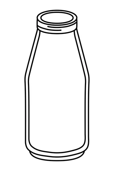 Карикатура из стеклянной бутылки — стоковый вектор