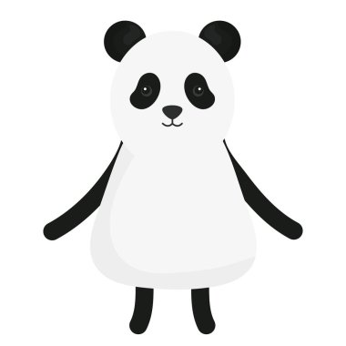 sevimli ayı panda çocuksu karakter