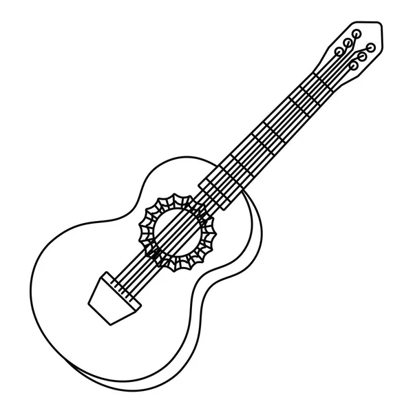 Instrumento de música de dibujos animados — Vector de stock