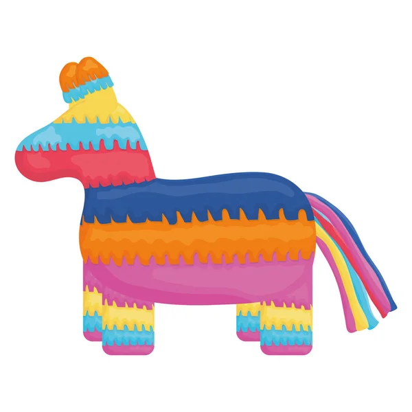 Piñata mexicana elemento tradicional — Vector de stock