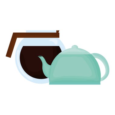 mutfak çaydanlık ve kahve makinesi