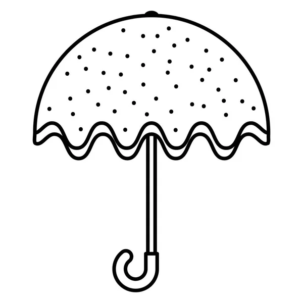 Regenschirmschutz-Symbol — Stockvektor