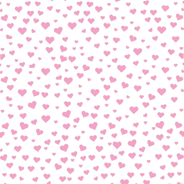 Love valentines hearts pattern — Stock Vector