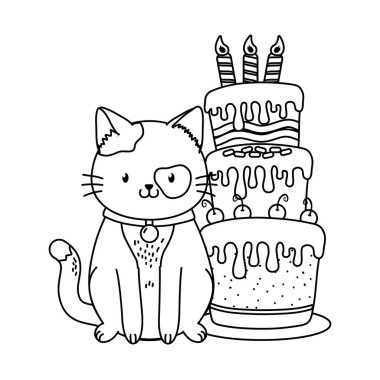 Sevimli Pet hayvan karikatür