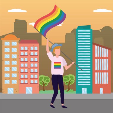 homoseksüel gururlu karikatür