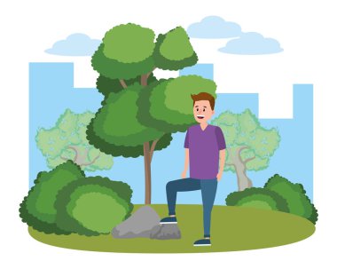 Genç adam çizgi filmi