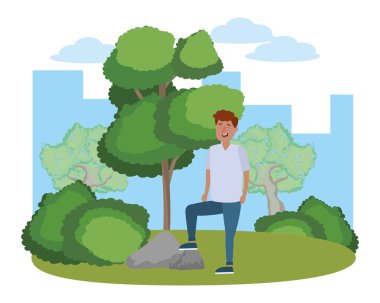 Genç adam çizgi filmi