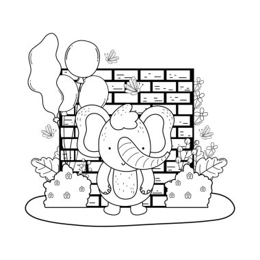 tatlı pasta ile fil