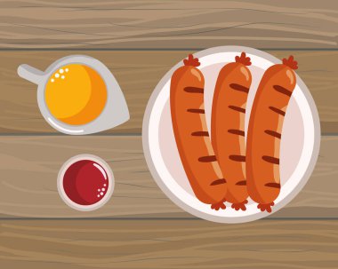 lezzetli lezzetli yemekler çizgi film