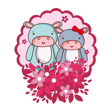 Sevimli hayvan çizgi filmi